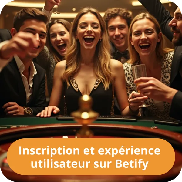 Inscription et expérience utilisateur sur Betify
